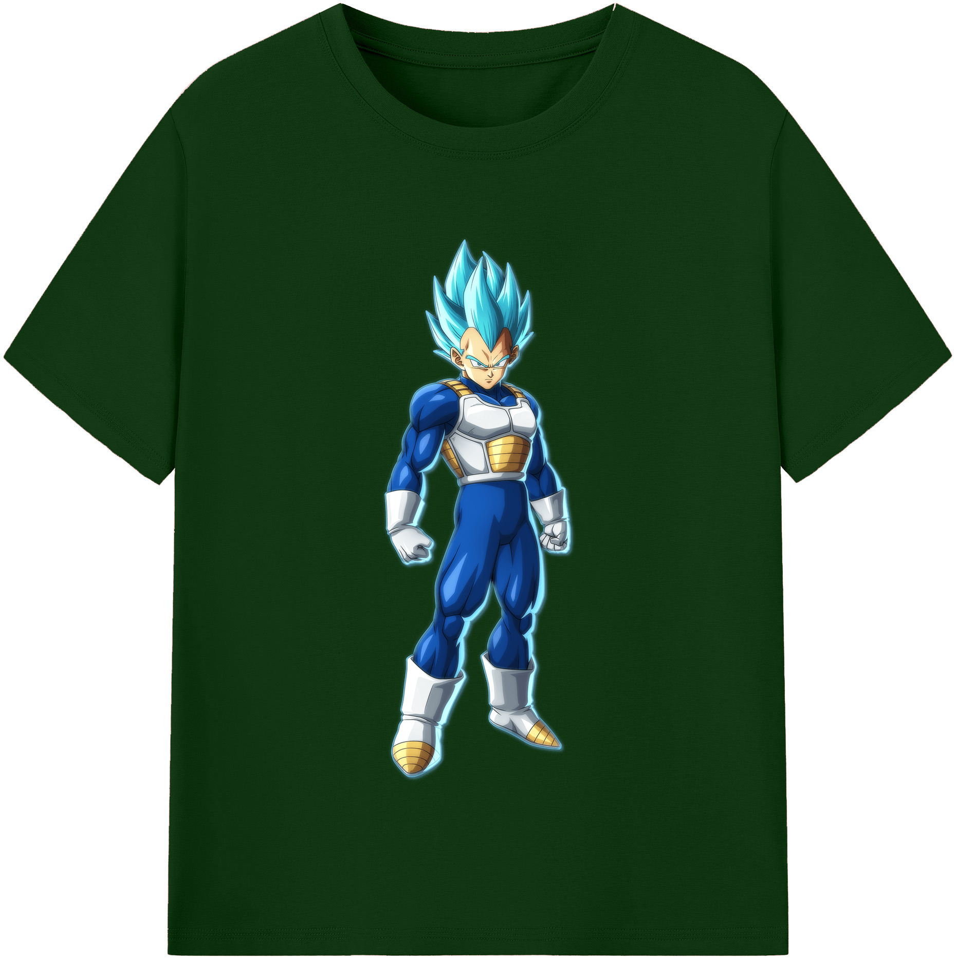 （画像用） ドラゴンボール ベジータ四世（Bejīta Yonsei）DRAGON BALL Vegeta IV 綿100％半袖Tシャツ（フロントプリント）